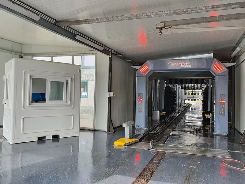 L'intérieur de Car Wash Américain à Nivelles.