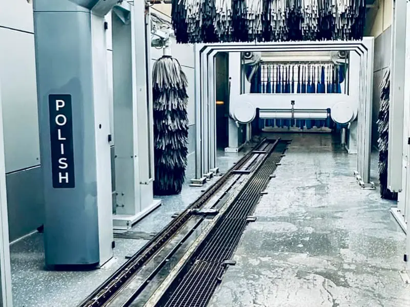 Intérieur de Car Wash Américain à Nivelles.