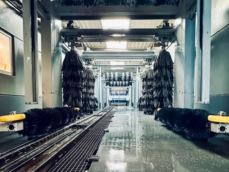 L'intérieur de Car Wash Américain à Nivelles.